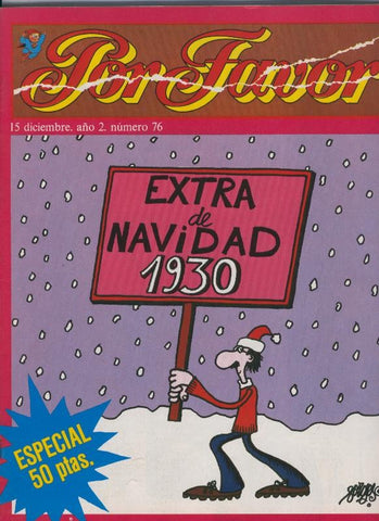 Por Favor numero 076, 15 diciembre 1975: Extra de navidad 1930