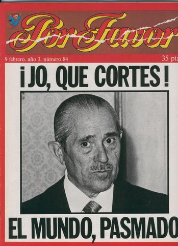 Por Favor numero 084, 9 febrero 1976: Jo que cortes, el mundo, pasmado