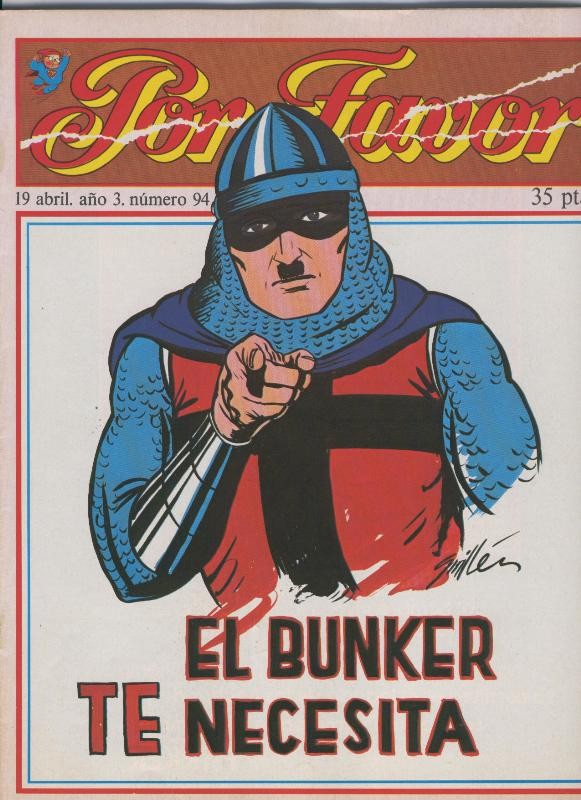 Por Favor numero 094, 19 abril 1976: El bunker te necesita