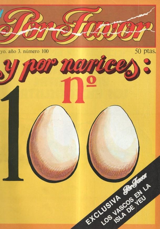 Por Favor numero 100, 31 mayo 1976: y por narices nº 100-Los vascos en la isla de Yeu
