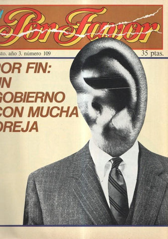 Por Favor numero 109, 2 agosto 1976: Por fin un gobierno con mucha oreja