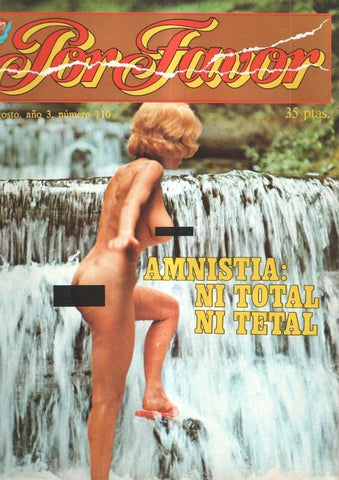 Por Favor numero 110, 9 agosto 1976: Amnistia ni total ni tetal