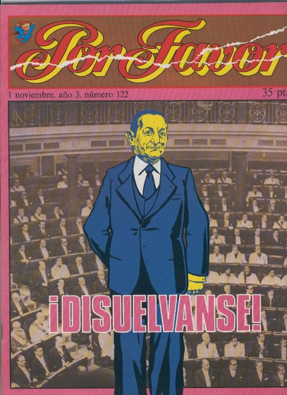 Por Favor numero 122, 1 noviembre 1976: disuelvanse