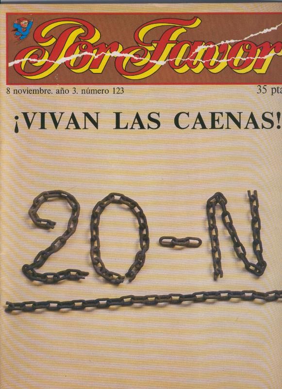 Por Favor numero 123, 8 noviembre 1976: 20 N