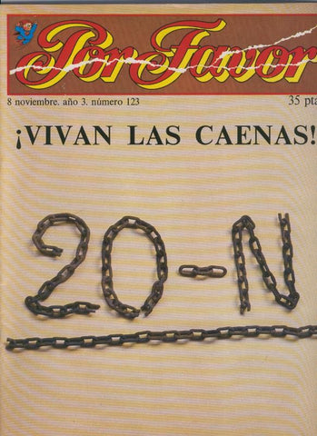 Por Favor numero 123, 8 noviembre 1976: 20 N