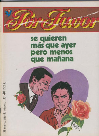Por Favor numero 135, 31 enero 1977: Se quieres mas que ayer