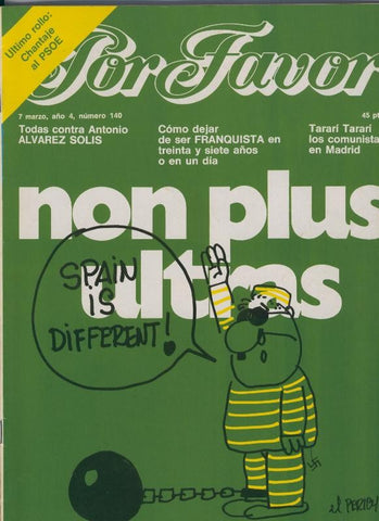 Por Favor numero 140,  7 marzo 1977: Non plus ultras
