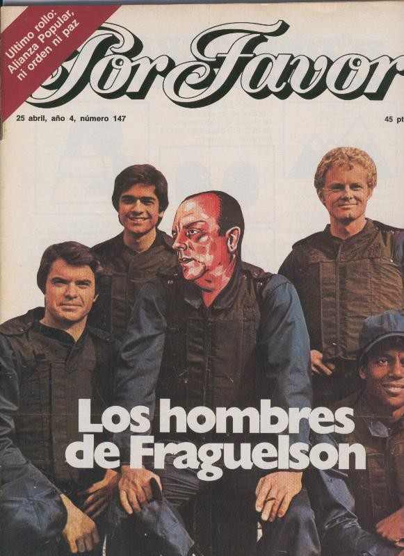 Por Favor numero 147,  25 abril 1977: Los hombres de Fraguelson