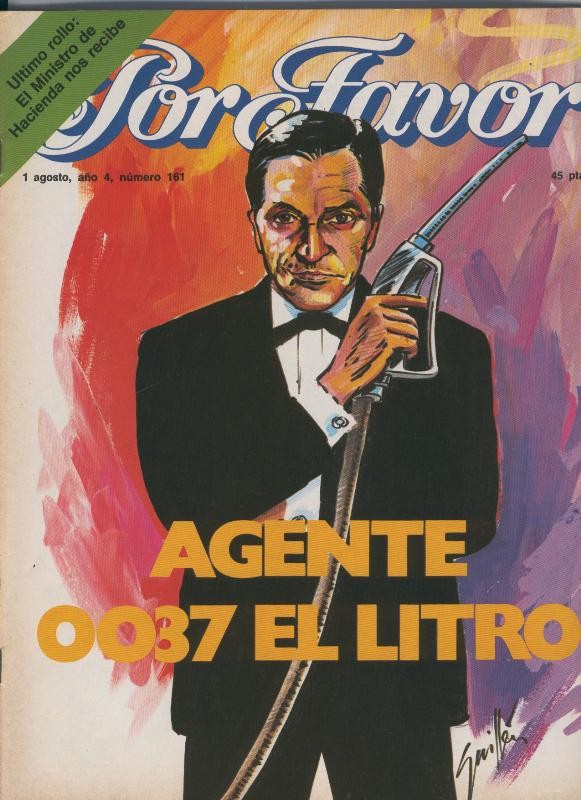 Por Favor numero 161,  1 agosto 1977: Agente 0037 el litro