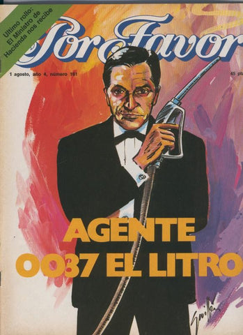 Por Favor numero 161,  1 agosto 1977: Agente 0037 el litro