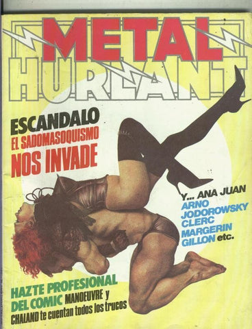 Metal Hurlant revista numero 32: El sadomasoquismo nos invade