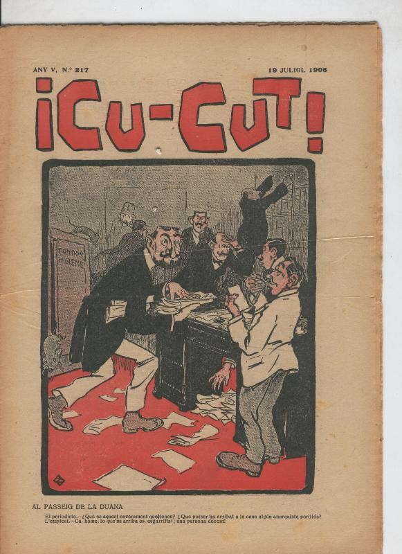 Cu-Cut numero 217 del 19.7.1906