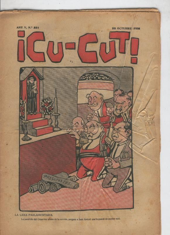 Cu-Cut numero 231 del 25.10.1906