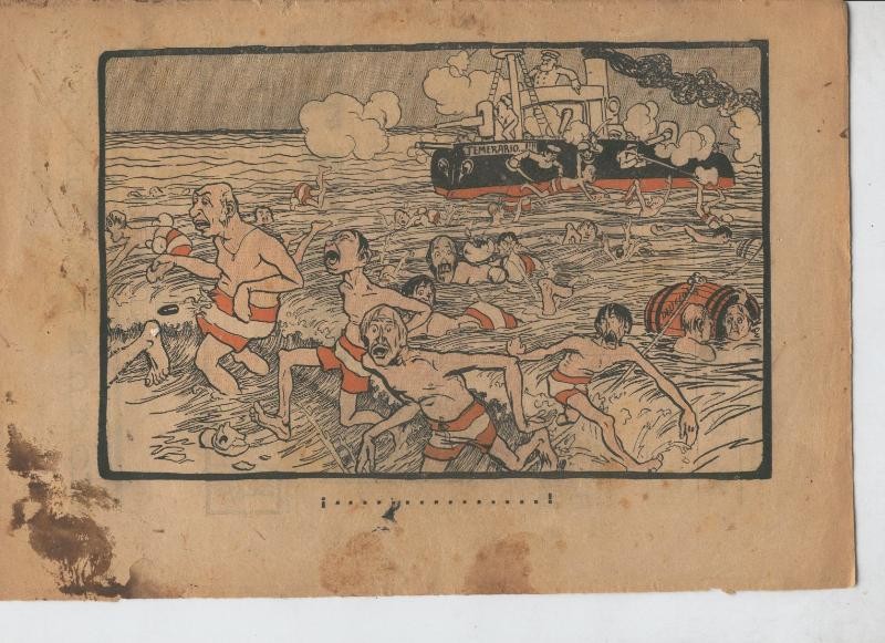 Cu-Cut numero 190 del 17.8.1905: solo la pagina trasera