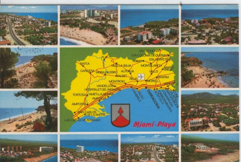 Postal 7352 : Miami playa, Tarragona