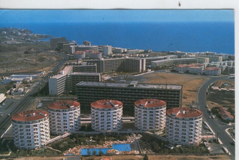 Postal 7366 : Vista aerea Playa del Ingles en Gran Canaria