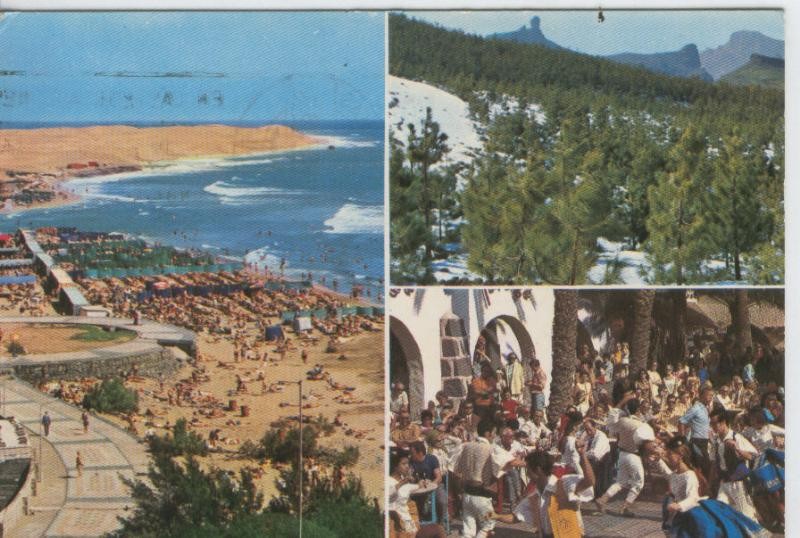 Postal 7370 : Vistas varias de Gran Canaria