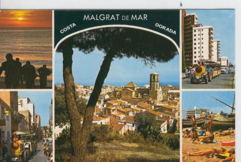 Postal 7399 : vistas varias de Malgrat de Mar