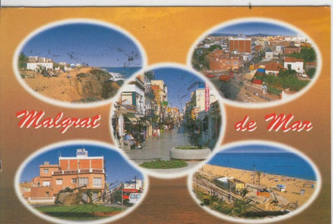 Postal 7410 : Vistas varias de Malgrat de Mar