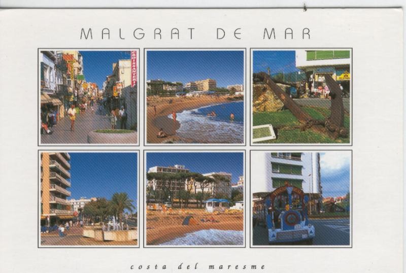 Postal 7418 : Vistas varias de Malgrat de Mar