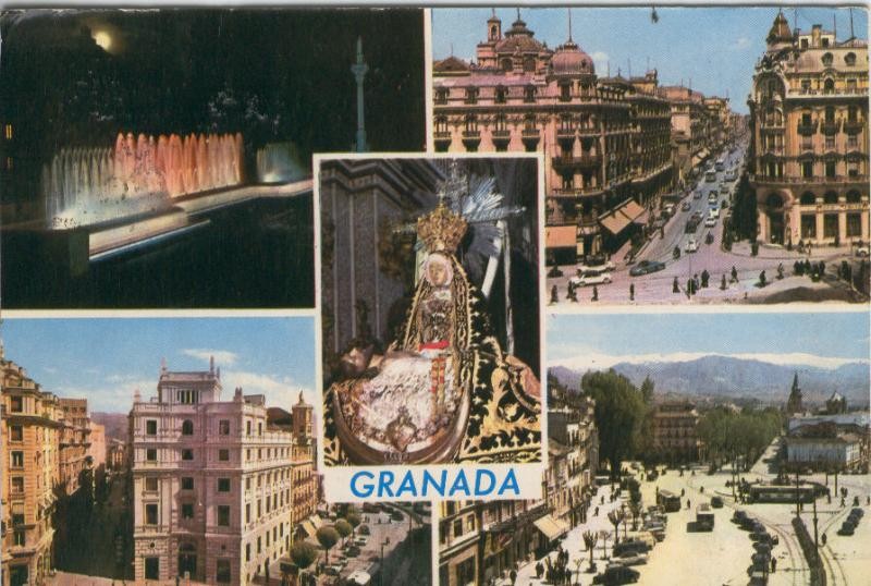 Postal 7451 : Vistas varias de Granada