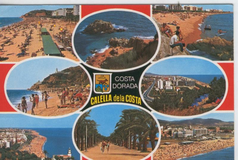 Postal 7467 : Vistas de Calella, Barcelona