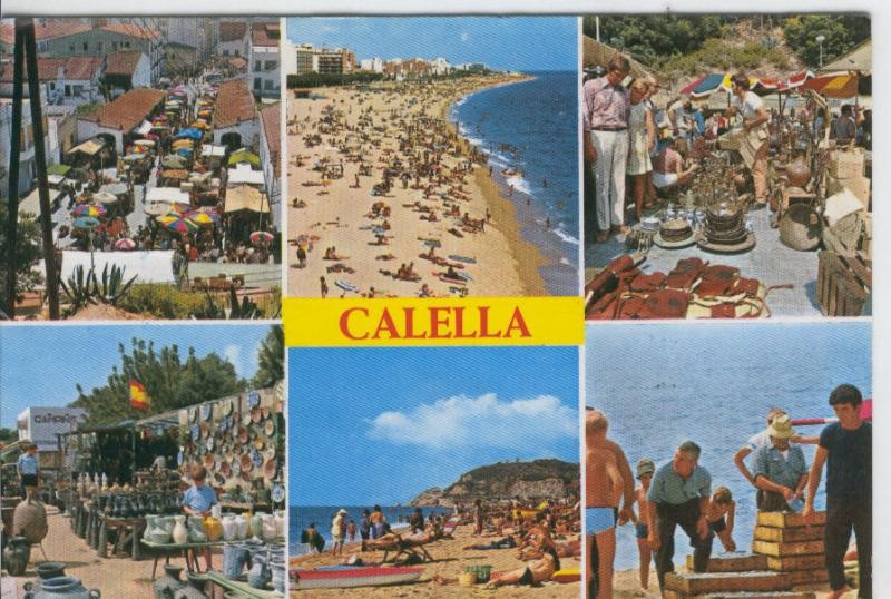 Postal 7469 : Vistas de Calella, Barcelona