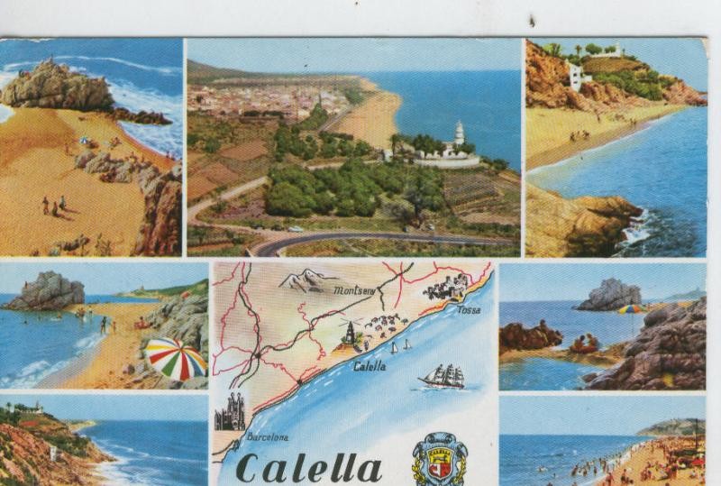 Postal 07480 : Vistas de Calella, Barcelona