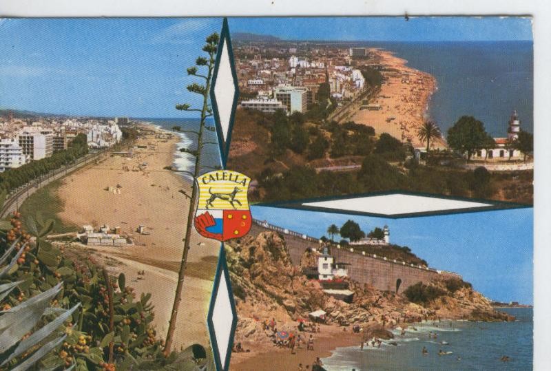 Postal 07485 : Vistas de Calella, Barcelona