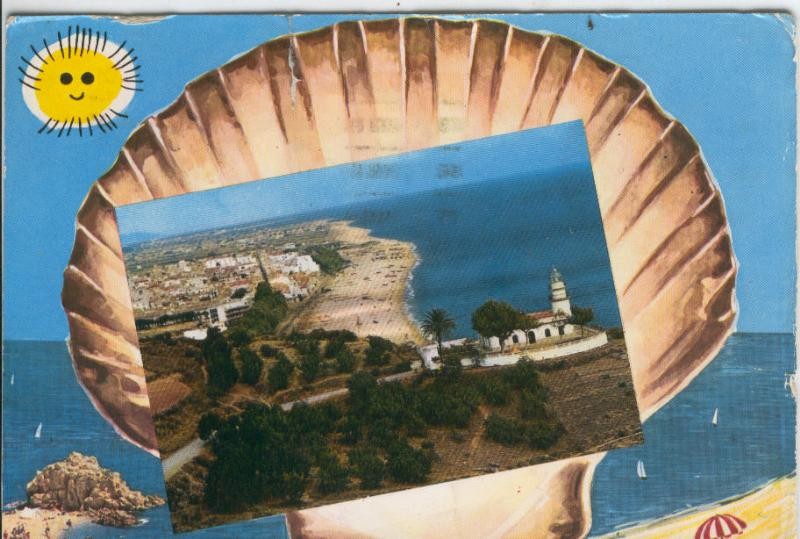 Postal 07490 : Vista aerea de Calella, Barcelona