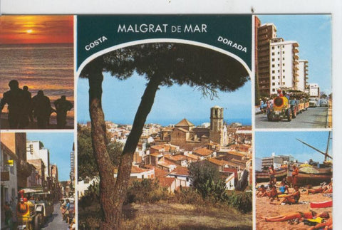 Postal 07495 : Vistas de Malgrat de Mar, Barcelona