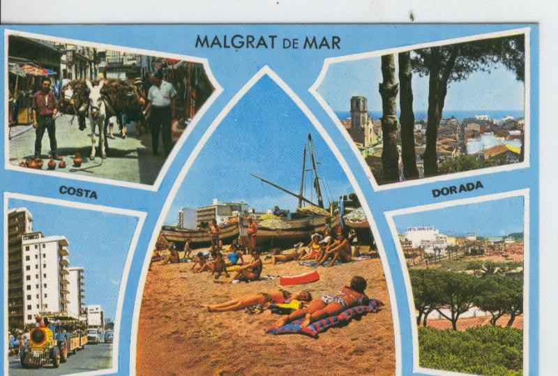 Postal 07499 : Vistas fe Malgrat de Mar, Barcelona