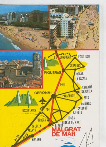 Postal 07519 : Vistas  de Malgrat de Mar, Barcelona