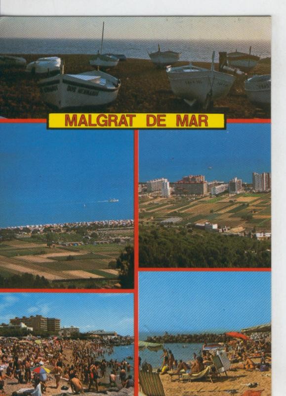 Postal 07520 : Vistas  de Malgrat de Mar, Barcelona