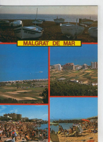 Postal 07520 : Vistas  de Malgrat de Mar, Barcelona