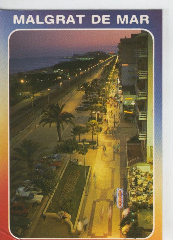 Postal 07523 : Paseo Maritimo de Malgrat de Mar, Barcelona