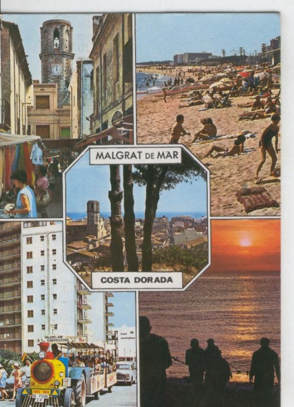 Postal 07525 : Vistas de Malgrat de Mar, Barcelona