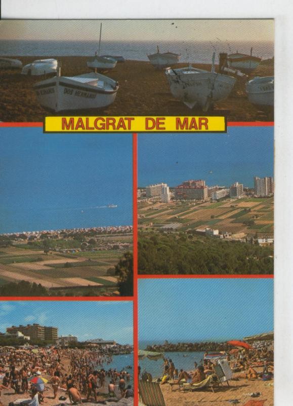 Postal 07526 : Vistas de Malgrat de Mar, Barcelona