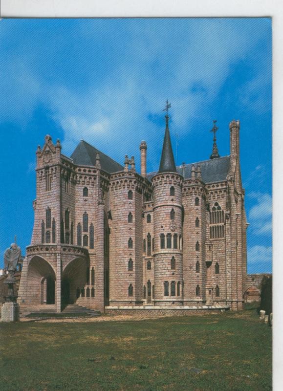 Postal 07528 : Palacio Episcopal (gaudi) de Astorga, leon