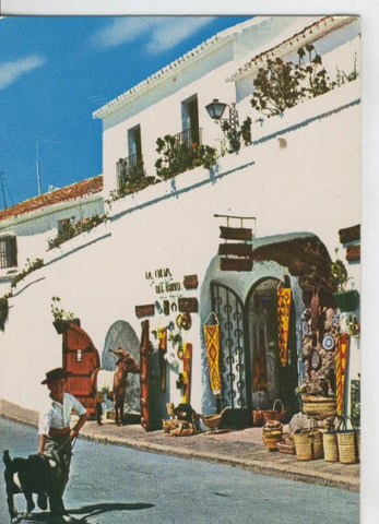 Postal 07554 : Calle tipica de Mijas, Malaga