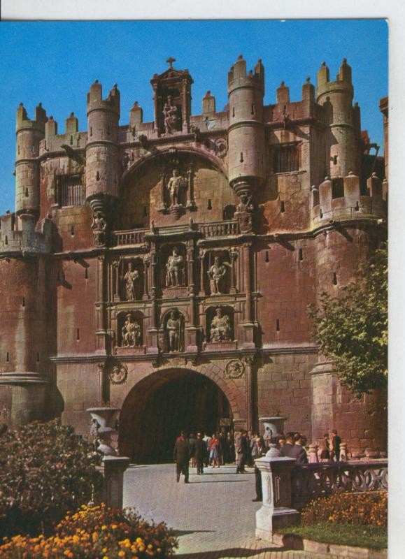 Postal 07566 : Arco y Puerta de Santa Maria, Burgos