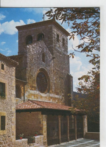 Postal 07568 : Fachada colegiata de Covarrubias, Burgos