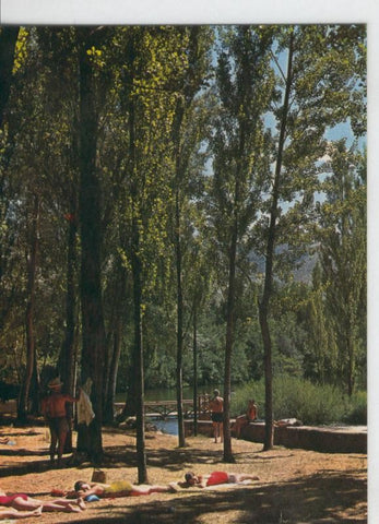 Postal 07586 : Playa en el rio Duero, soria