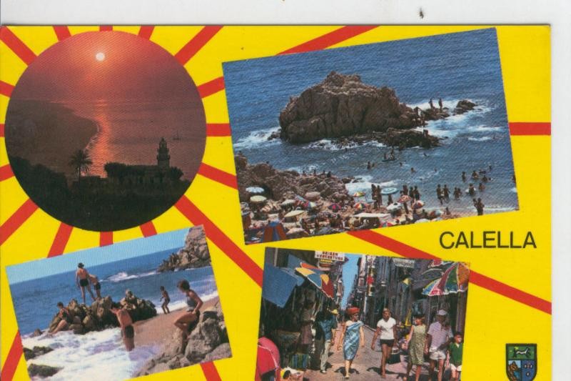 Postal 07632 : Vistas de Calella, Barcelona