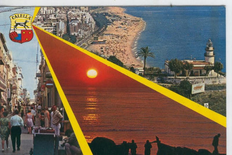 Postal 07635 : Vistas de Calella, Barcelona