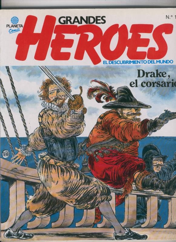 Grandes Heroes numero 12: Drake el corsario