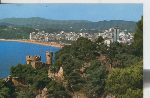 Postal 07679 : Lloret de Mar , vista general y castillo