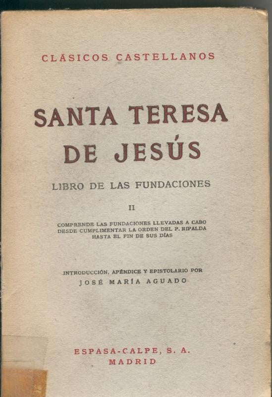 Libro de las Fundaciones Tomo II
