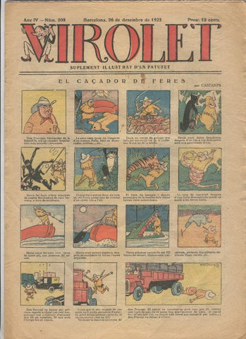 Virolet suplement illustrat d,en Patufet numero 208 del  26.12.1925