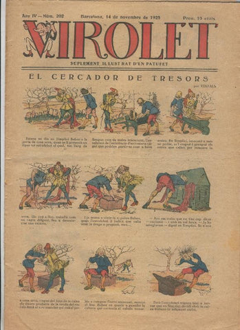 Virolet suplement illustrat d,en Patufet numero 202 del  14.11.1925
